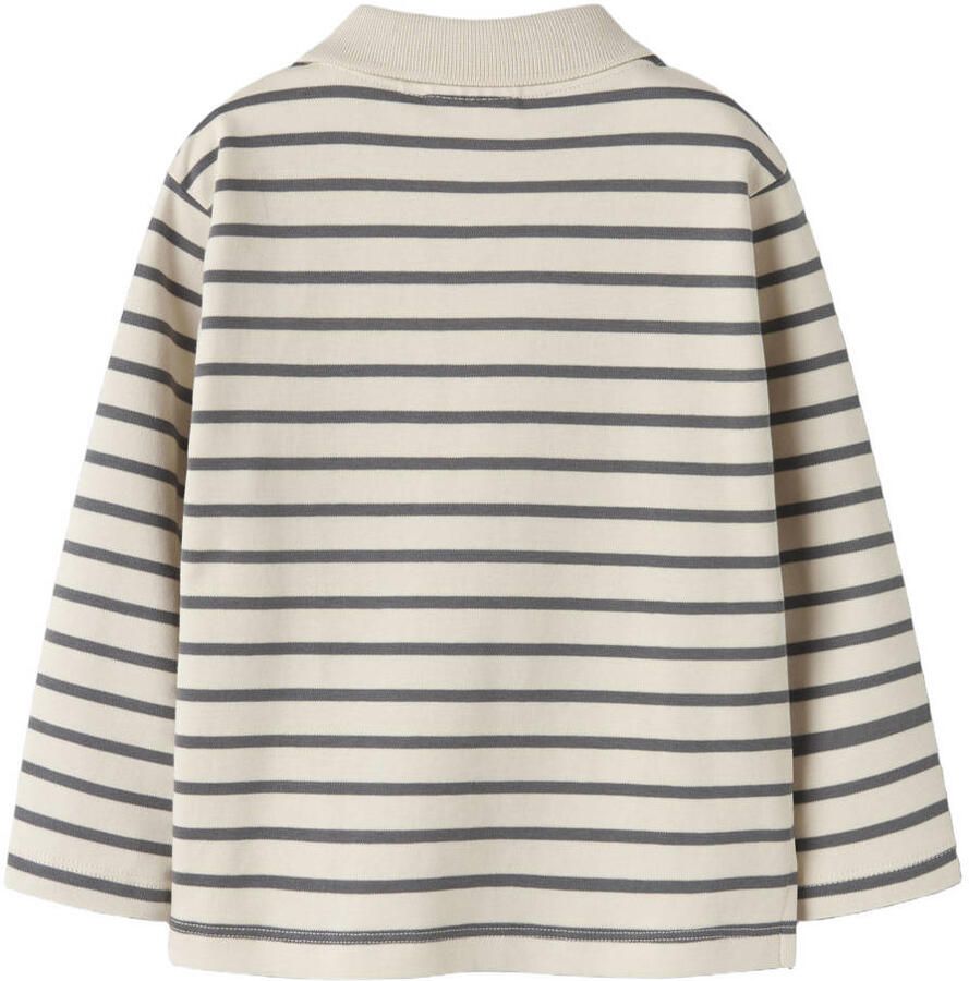 LIL' ATELIER Jongens Polo's & T-shirts Nmmlimia Ls Loose Polo Top Lil Ecru - Foto 4