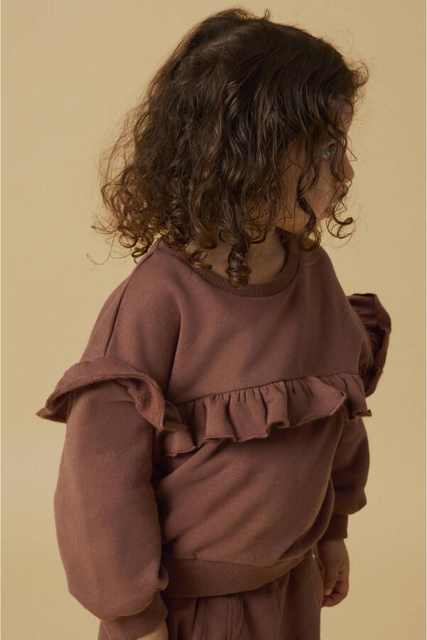 LIL' ATELIER Meisjes Truien & Vesten Nmfilondon Rik Ls Loose Sweat Lil Bruin - Foto 4