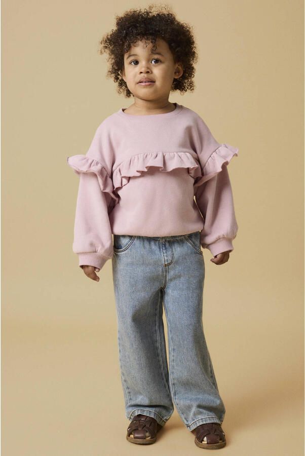 LIL' ATELIER Meisjes Truien & Vesten Nmfilondon Rik Ls Loose Sweat Lil Roze - Foto 3