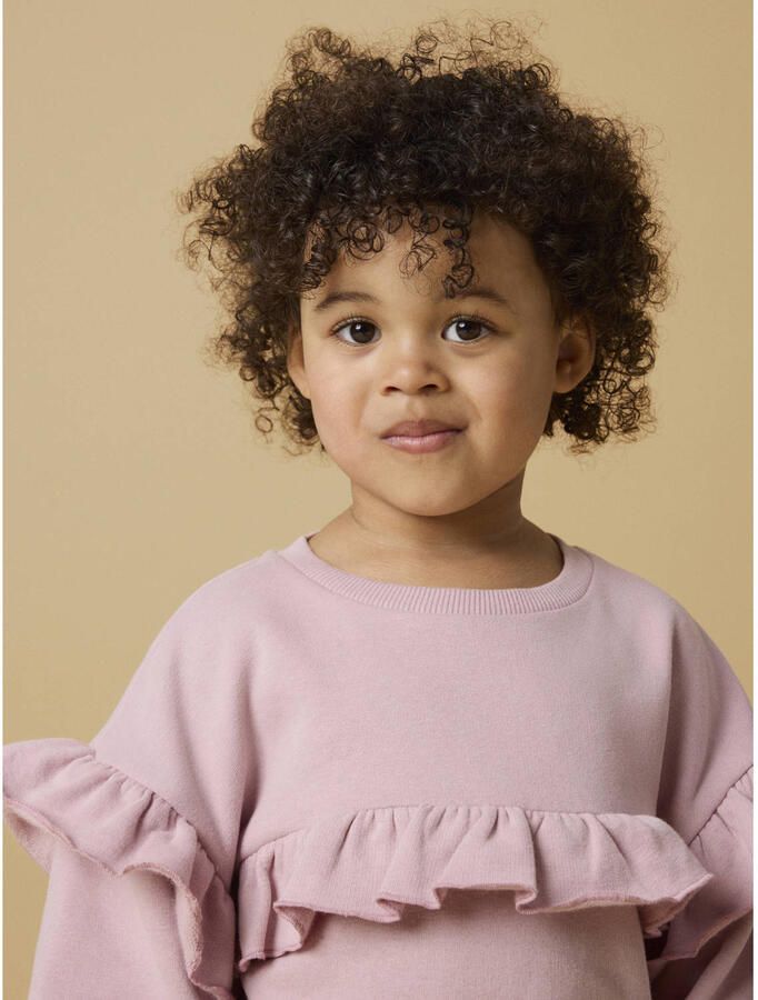 LIL' ATELIER Meisjes Truien & Vesten Nmfilondon Rik Ls Loose Sweat Lil Roze - Foto 4