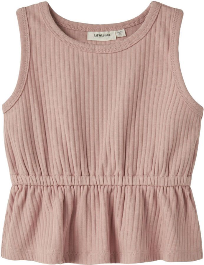 LIL' ATELIER Meisjes Tops & T-shirts Nmfsaseline Sl Loose Top Lil Lichtroze - Foto 4