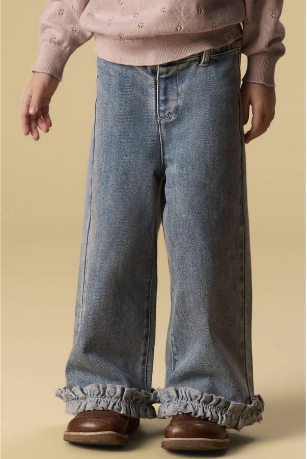 LIL' ATELIER Meisjes Jeans Nmfdamla Wide Ancle Jeans 5566 Lil Blauw