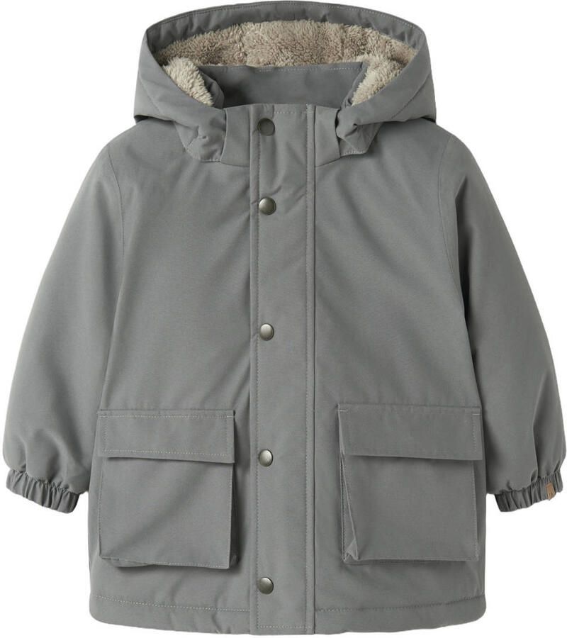 LIL' ATELIER MINI parka grijs