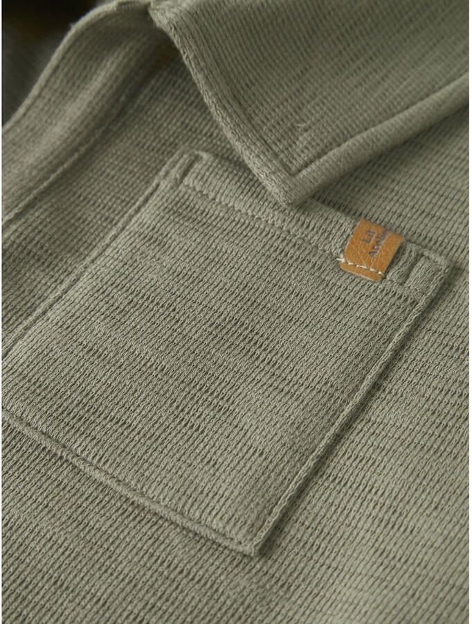 LIL' ATELIER Jongens Polo's & T-shirts Nmmfalk Ss Loose Polo Top Lil Khaki - Foto 4