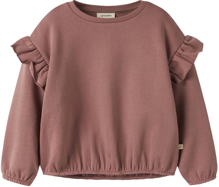 LIL' ATELIER Meisjes Truien & Vesten Nmfkilano Ls Loose Sweat Bru Lil Roze - Foto 3