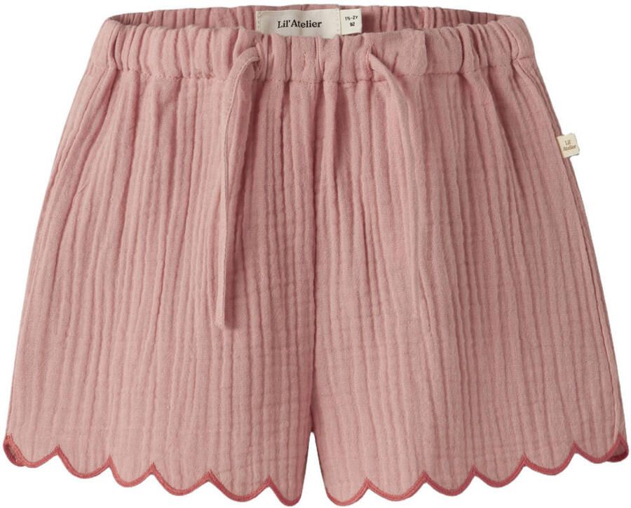 LIL' ATELIER Meisjes Broeken Nmfhiba Shorts Lil Roze - Foto 3