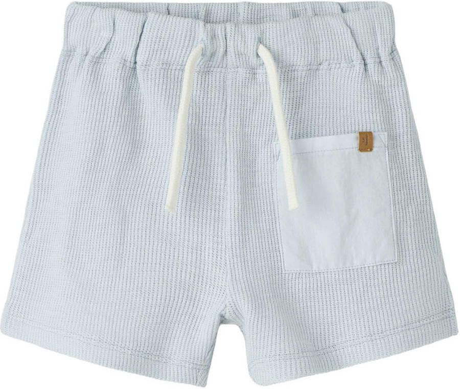 LIL' ATELIER MINI regular fit casual short lichtblauw