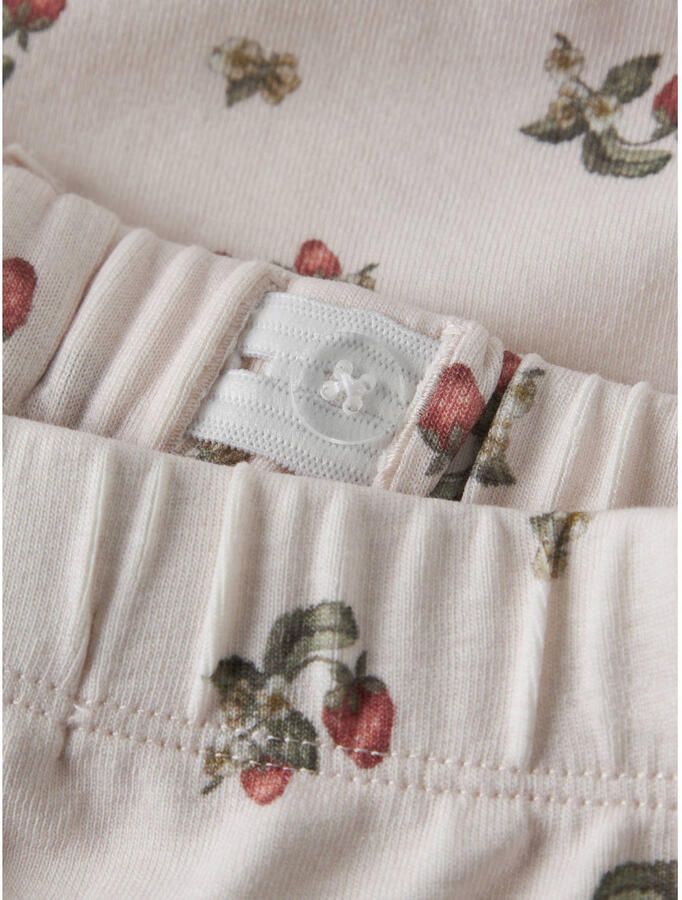 LIL' ATELIER MINI regular gebloemde casual short lichtroze - Foto 3