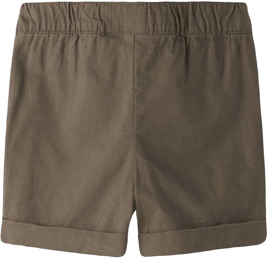 LIL' ATELIER Jongens Broeken Nmmfrederik Loose Shorts Lil Olijf - Foto 4