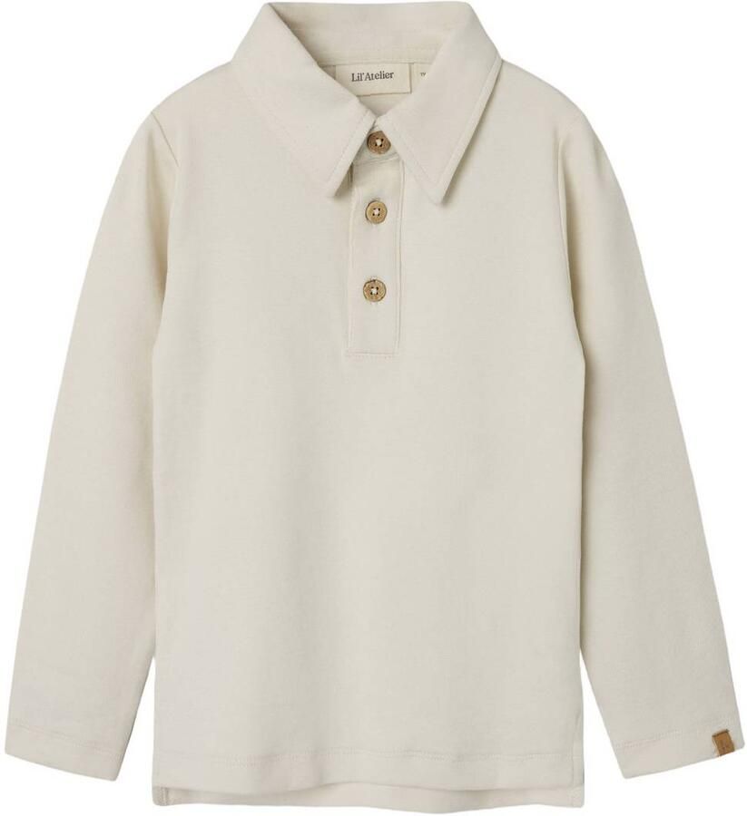 LIL' ATELIER Baby Blouses & Overhemden Nmmfudo Ls Slim Top Lil Beige