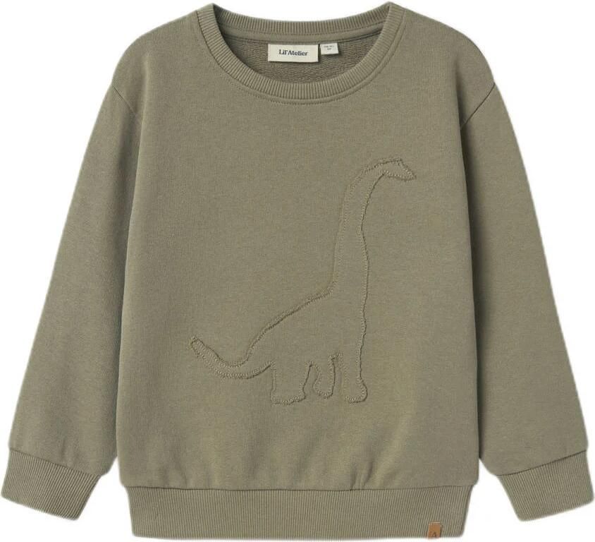 LIL' ATELIER Jongens Truien & Vesten Nmmjobo Ls Nr Sweat Lil Khaki - Foto 4
