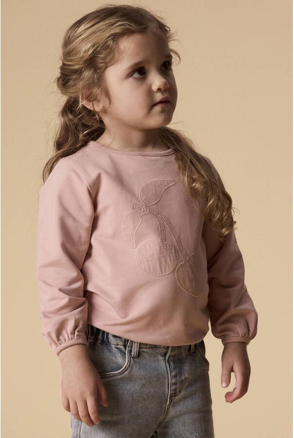 LIL' ATELIER Meisjes Truien & Vesten Nmfomads Pir Ls Sweat Lil Lichtroze - Foto 3