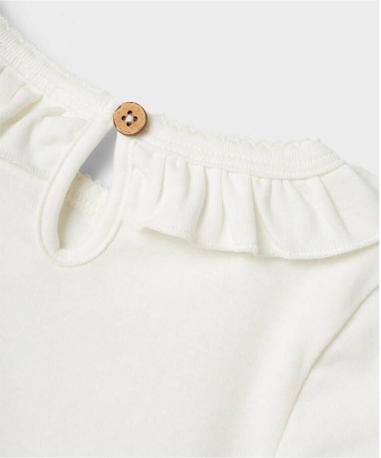 LIL' ATELIER Meisjes Tops & T-shirts Nmflalo Tan Ss Slim Top Lil Wit - Foto 4