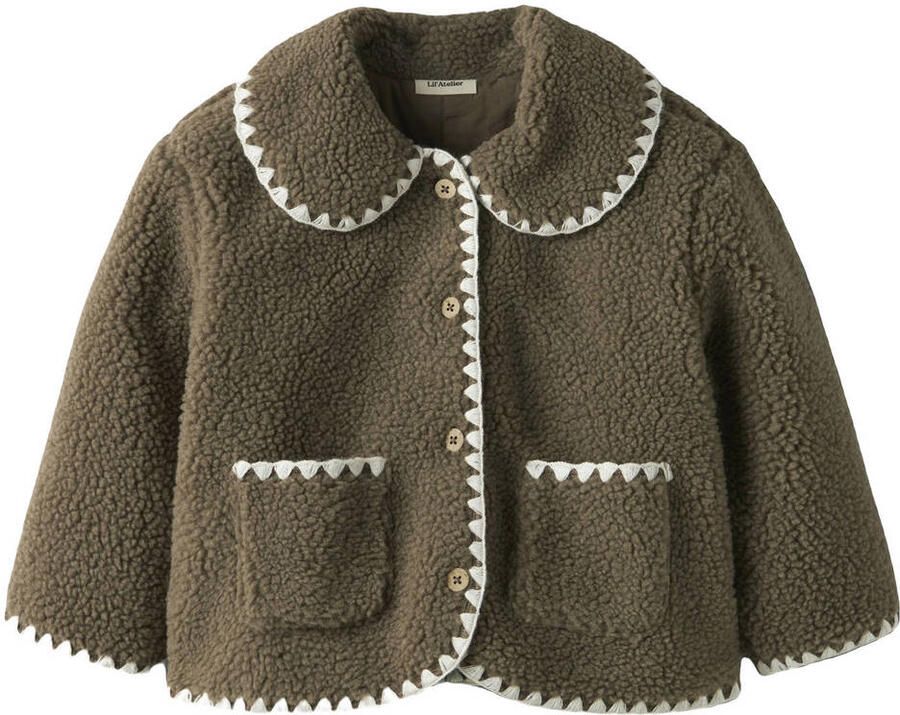 LIL' ATELIER Meisjes Jassen Nmflajo Ls Loose Jacket Lil Bruin - Foto 4