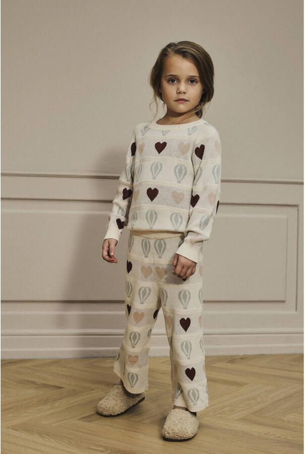 LIL' ATELIER Meisjes Truien & Vesten Nmflamai Kis Ls Knit Lil Ecru - Foto 5