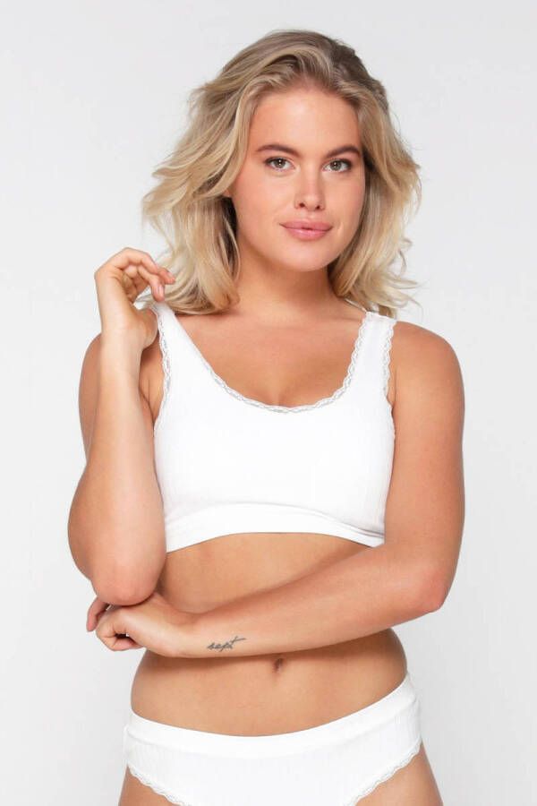LingaDore niet-voorgevormde bh top Daily Soft Top ecru