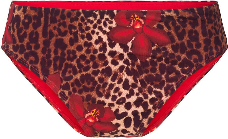 LingaDore bikinibroekje bruin rood