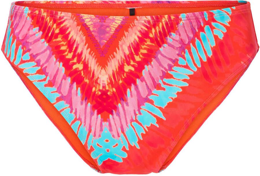 LingaDore bikinibroekje koraalrood turquoise