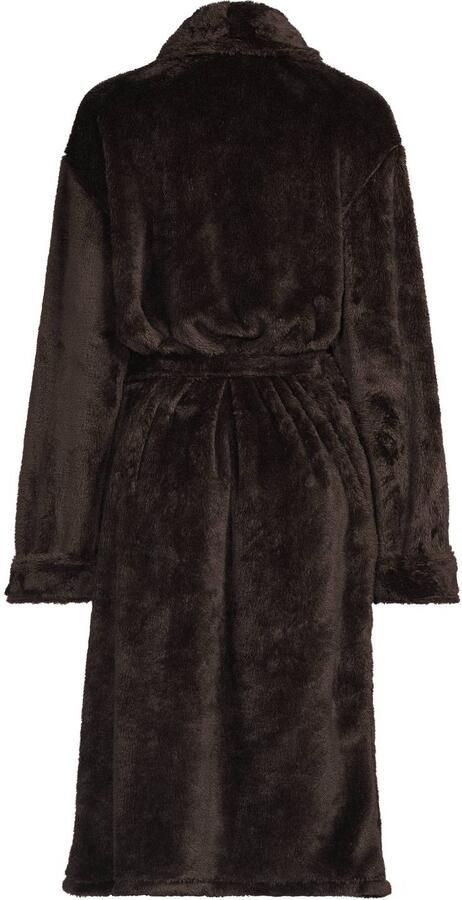 LingaDore fleece badjas donkerbruin - Foto 3