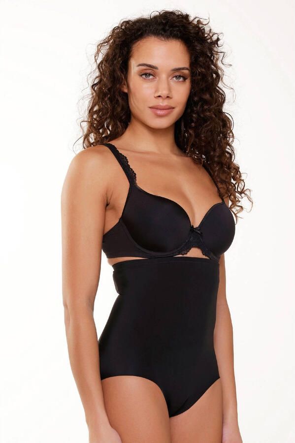 LingaDore seamless high waist corrigerende slip zwart