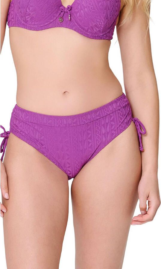 LingaDore hipster bikinibroekje met textuur paars - Foto 2