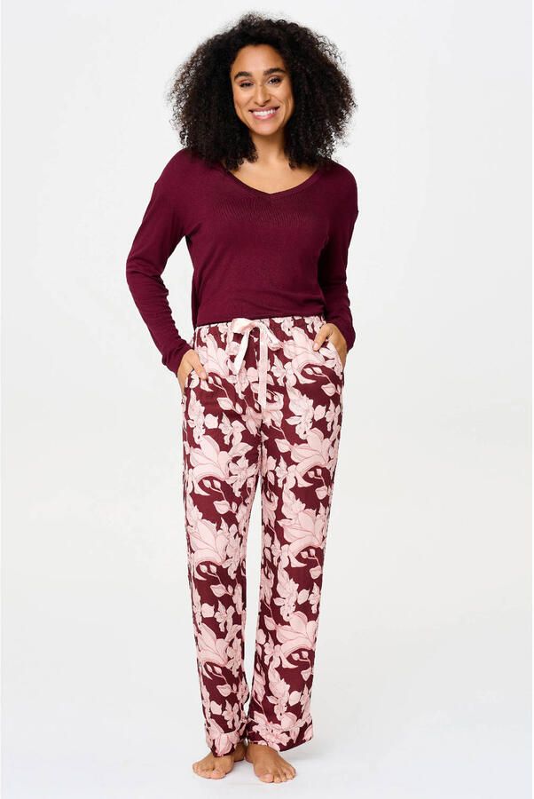 LingaDore huispak donkerrood roze