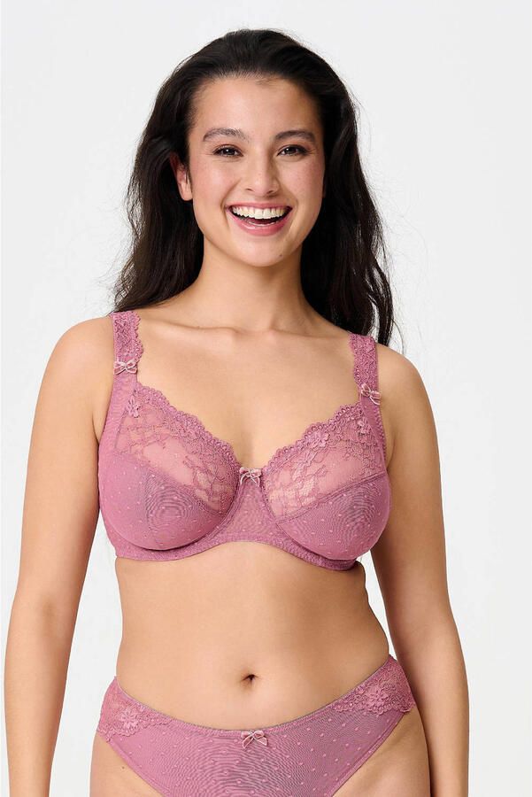 LingaDore niet-voorgevormde beugel-bh roze