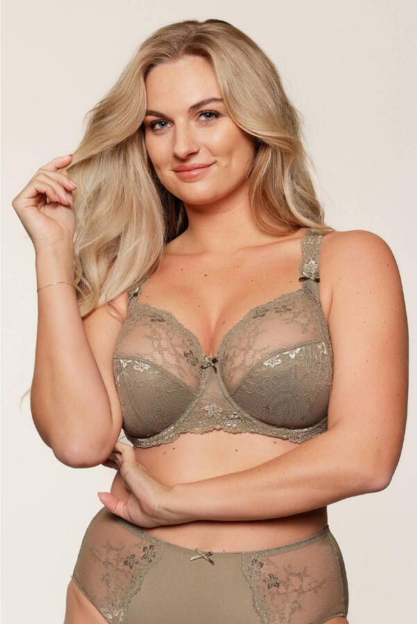 LingaDore niet-voorgevormde beugelbh Daily Full Coverage Lace olijfgroen - Foto 3