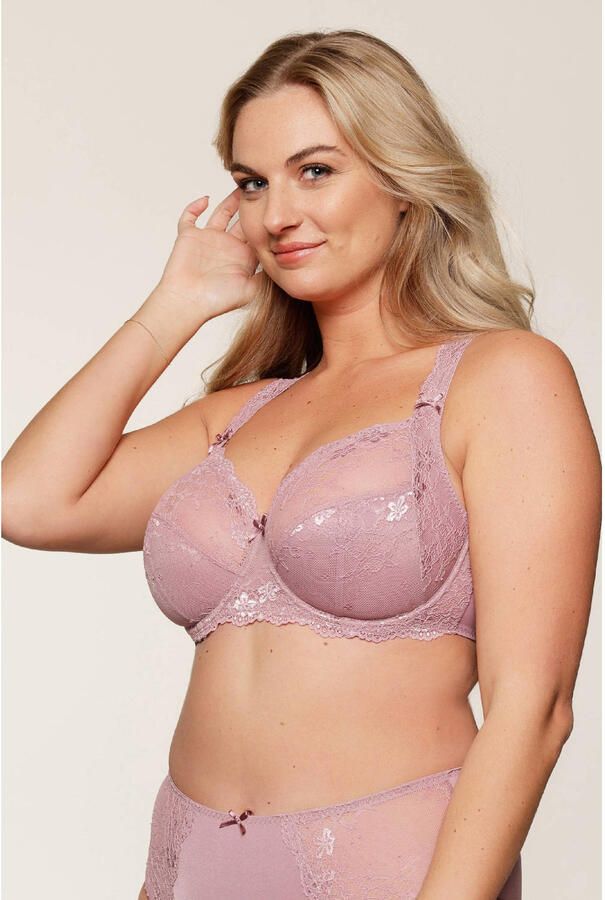 LingaDore niet-voorgevormde beugelbh Daily Full Coverage Lace oudroze - Foto 2