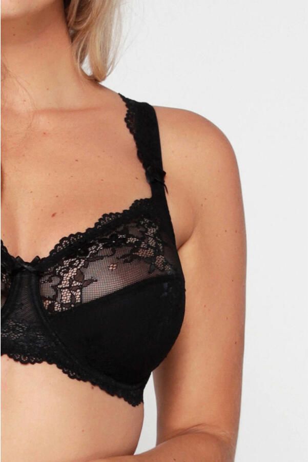LingaDore niet-voorgevormde beugelbh Daily Full Coverage Lace zwart - Foto 2