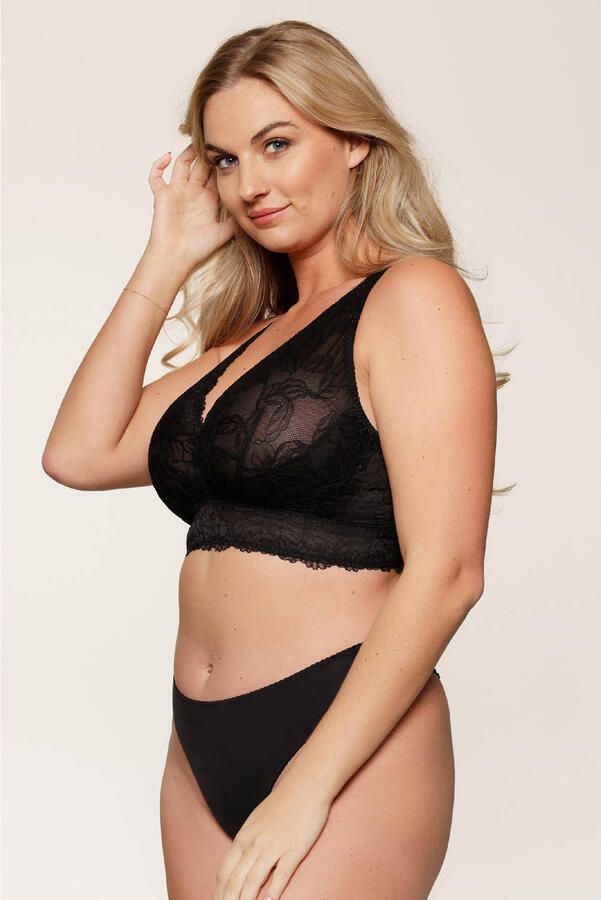 LingaDore niet-voorgevormde bralette met beugel zwart - Foto 2
