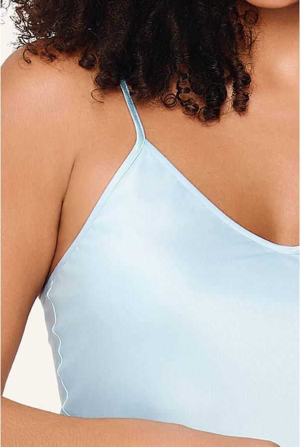 LingaDore satijnlook slipdress Daily lichtblauw - Foto 2