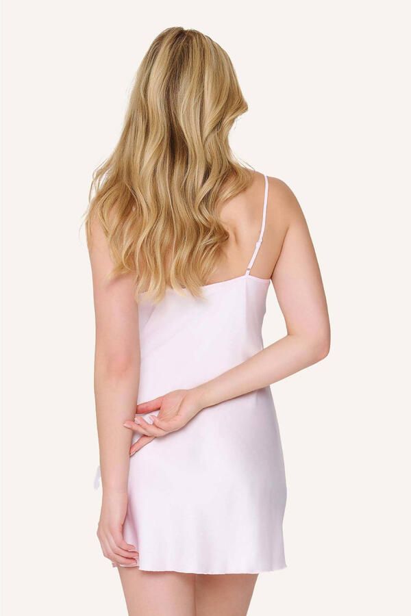 LingaDore satijnlook slipdress Daily roze - Foto 2