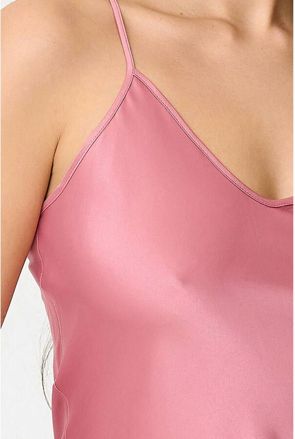 LingaDore satijnlook slipdress roze - Foto 2