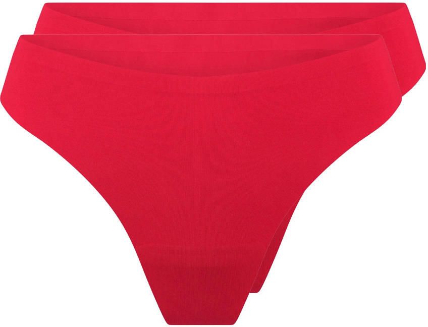 LingaDore seamless string (set van 2) rood