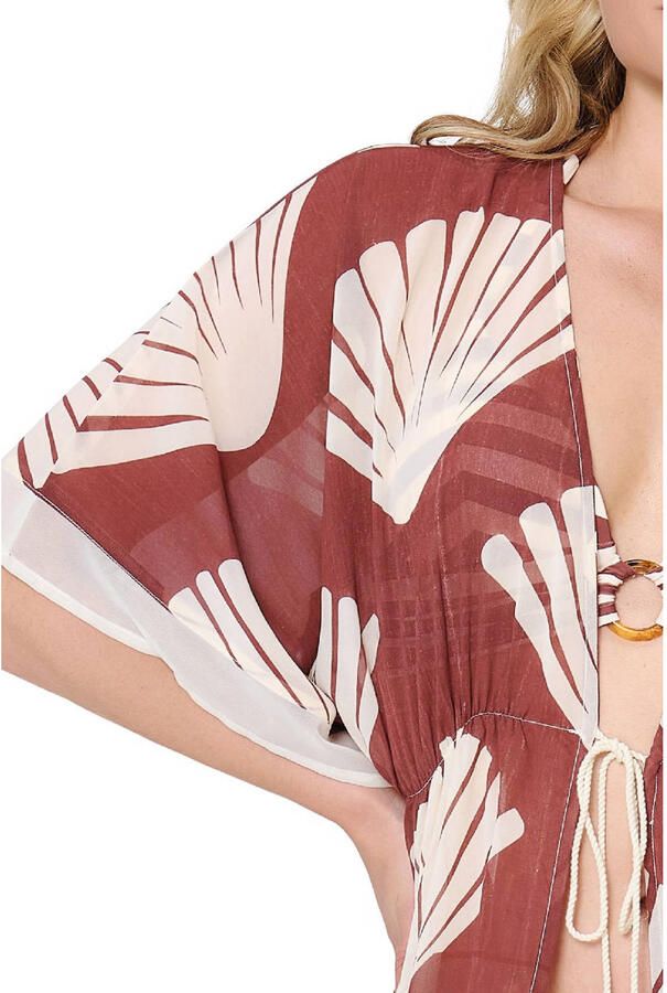 LingaDore strandtuniek bruin wit - Foto 2