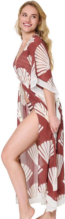 LingaDore strandtuniek bruin wit - Foto 3