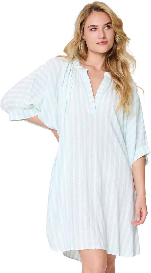 LingaDore strandtuniek mintgroen wit