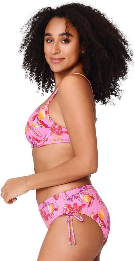 LingaDore voorgevormde beugel bikinitop met lurex roze - Foto 3