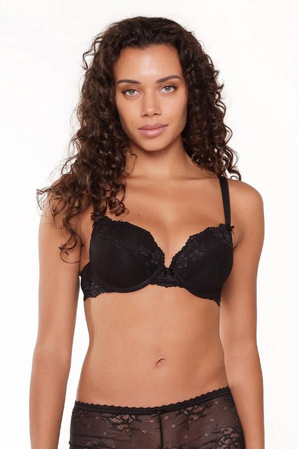 LingaDore voorgevormde push-up bh Daily zwart - Foto 2