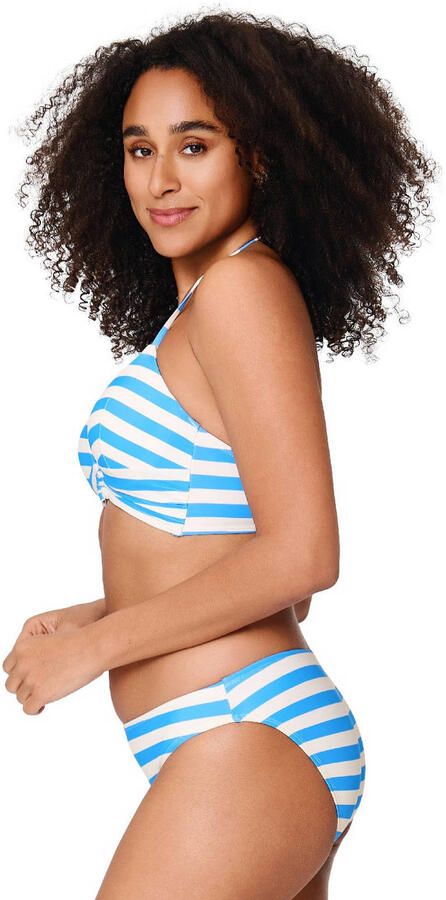 LingaDore voorgevormde triangel bikini set lichtblauw wit