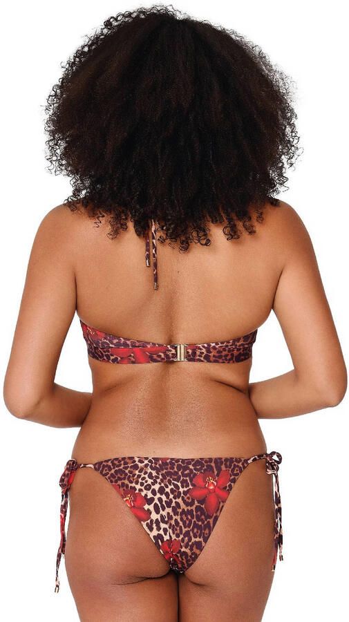 LingaDore voorgevormde triangel bikinitop bruin rood - Foto 2
