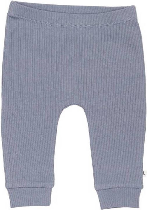 Little Dutch baby broek Rib blauw Jongens Katoen Effen 50 56
