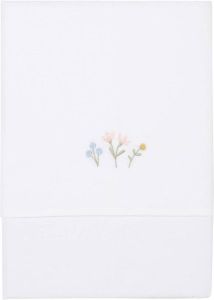 Little Dutch baby ledikantlaken Flowers & Butterflies geborduurd 110x140 cm