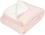 Little Dutch baby wiegdeken teddy 70x100 cm Pure Soft Pink Babydeken Roze - Thumbnail 1