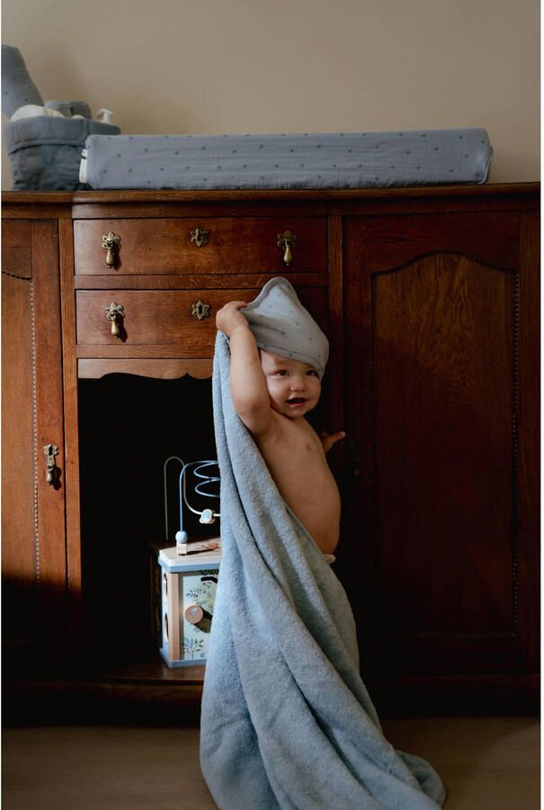 Little Dutch aankleedkussenhoes Pure Denim Blue blauw - Foto 2