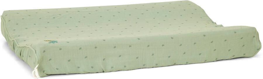 Little Dutch aankleedkussenhoes Pure Sage groen