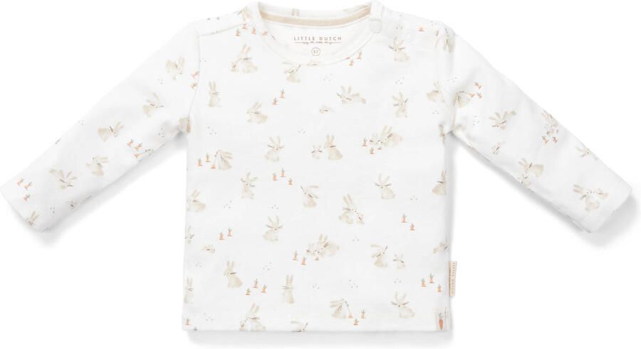 Little Dutch baby longsleeve Wit Katoen Ronde hals All over print 50