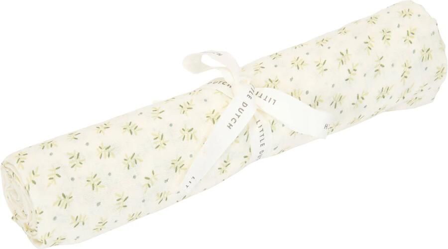 Little Dutch hydrofiele swaddle 120x120 cm Blueberry Leaves