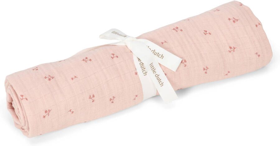 Little Dutch hydrofiele swaddle doek Pure Blossom roze